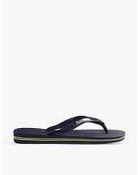 Havaianas - Brazil Logo-Print Rubber Flip-Flops - Lyst