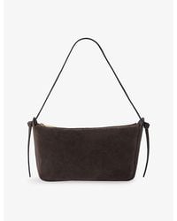 Whistles - Knot Suede Shoulder Bag - Lyst