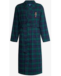 Polo Ralph Lauren - Lounge Brand-embroidered Cotton Robe - Lyst