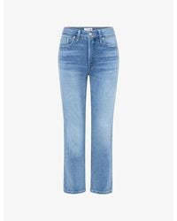 GOOD AMERICAN - Dolly's Joleans Straight-Leg Petite Denim Jeans - Lyst