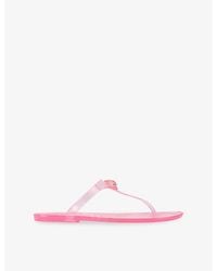 Kurt Geiger - Maddison T-Bar Jelly Sandals - Lyst