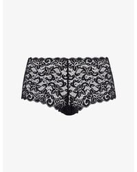 Hanro - Moments Stretch-Lace Maxi Briefs - Lyst
