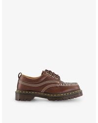 Dr. Martens - Lowell Moc Toe Leather Shoes - Lyst