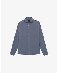 Reiss - Oscar Regular-Fit Modal-Blend Shirt - Lyst
