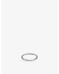 Cartier - 1895 Platinum Wedding Ring - Lyst