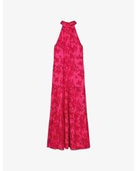 OMNES - Romeo Floral-Print Chiffon Maxi Dress - Lyst
