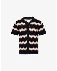 Raith - Primavera Wavy Crochet Cotton-Knit Shirt - Lyst