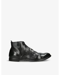 Officine Creative - Arc Lace-Up Leather Boots - Lyst