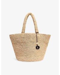 Whistles - Charm Straw Tote Bag - Lyst