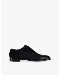 Christian Louboutin - Greggory Flat Leather Derby Shoes - Lyst