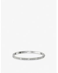 Cartier - Love 18Ct- And 0.95 Brilliant-Cut Diamond Bracelet - Lyst