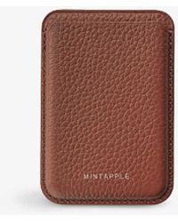 Mintapple - Logo-embossed Magsafe Leather Wallet - Lyst