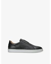 Magnanni - Laceless Leather Low-Top Trainers - Lyst