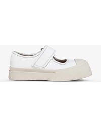 Marni - Chunky-sole Leather Mary-jane Trainers - Lyst