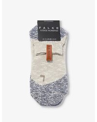 FALKE - Lodge Homepad Ribbed-trim Cotton-blend Socks - Lyst