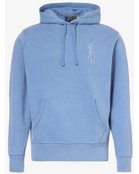 Polo Ralph Lauren - Logo-embroidered Cotton-jersey Hoody - Lyst