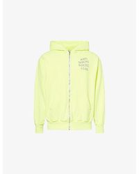 ANTI SOCIAL SOCIAL CLUB - Glitter Full-Zip Cotton-Jersey Hoody - Lyst