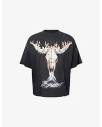 Represent - British Cowboys Graphic-Print Cotton-Blend T-Shirt - Lyst