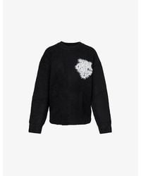 The Couture Club - Monogram Emblem Round-Neck Knitted Jumper - Lyst