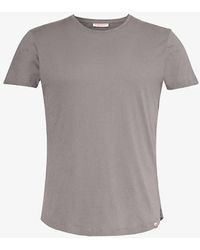 Orlebar Brown - Brand-tab Round-neck Cotton T-shirt - Lyst
