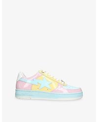 A Bathing Ape - Bape Sta Icon #6 M2 Leather Trainers - Lyst