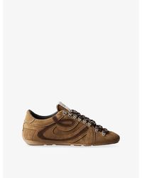 Claudie Pierlot - Contrast-Stitch Suede Trainers - Lyst