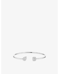 Messika - My Twin 18Ct And 0.35Ct Diamond Flexi Bangle - Lyst