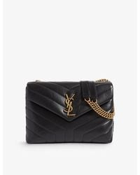 Saint Laurent - Loulou Small Chain Bag In Quilted "y" Leather - Lyst
