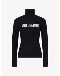 Goldbergh - Fira Woven Knit Turtleneck Jumper - Lyst