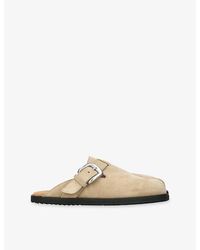 Maison Margiela - Tabi Suede Mules - Lyst