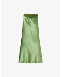 Reformation - Jonelle Low-Back Silk Mini Dress - Lyst