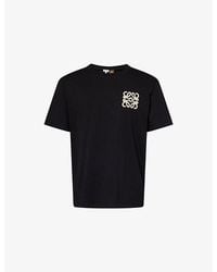 Loewe - X Paula's Ibiza Logo-Embroidered Cotton T-Shirt - Lyst