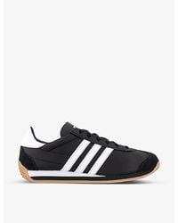 adidas - Country Og Brand-stamp Leather Low-top Trainers - Lyst