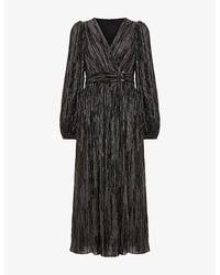 Phase Eight - Emre Stripe Woven Midi Dress - Lyst