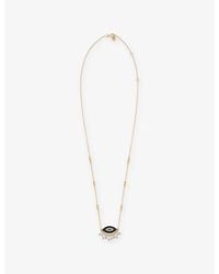 Kismet by Milka - 10Th Eye Eternal Vision 0.22Ct Diamond Pendant Necklace - Lyst