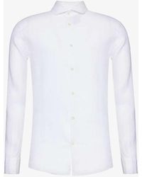 Frescobol Carioca - Antonio Long-sleeved Regular-fit Linen Shirt - Lyst