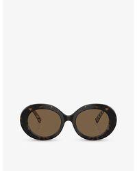 Dolce & Gabbana - Dg4448 Oval-frame Acetate Sunglasses - Lyst