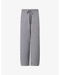 Sisters & Seekers - Wide-Leg Relaxed-Fit Knitted Trousers - Lyst