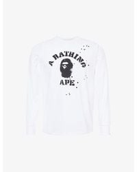 A Bathing Ape - X Joshua Vides Branded-print Cotton-jersey T-shirt X - Lyst