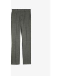 Ted Baker Wool Slim Fit Blue Trousers 