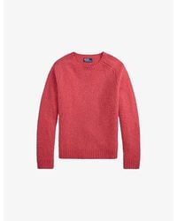 Polo Ralph Lauren - Elbow-Patch Wool And Cashmere Jumper - Lyst
