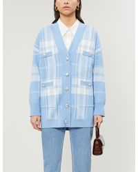 Sandro Jeck Knitted Cardigan - Blue