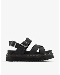 Dr. Martens - Voss Ii Cross-straps Leather Sandals - Lyst