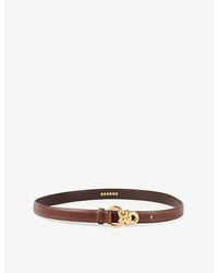 Sandro - Slim Leather Belt - Lyst