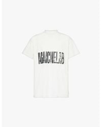 Balenciaga - Text-Print Short-Sleeves Oversize Cotton-Jersey T-Shirt - Lyst