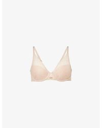 Chantelle - Origins Plunge Spacer Underwired Lace Bra - Lyst