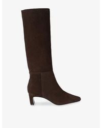 Carvela Kurt Geiger - Bruna Suede Heeled Knee-High Boots - Lyst