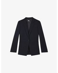 The Kooples - Single-Breasted Notch-Lapel Woven Blazer - Lyst