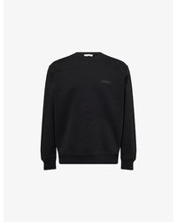 Givenchy - Regular-Fit Embroidered-Patch Cotton-Jersey Sweatshirt - Lyst
