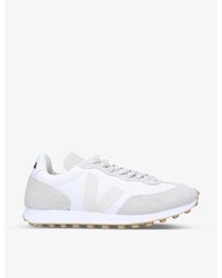 Veja - Men's Rio Branco Suede And Mesh Trainers - Lyst